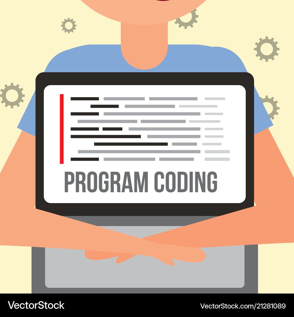 Website der Programmcodierung Website der Programmcodierung vektorbild