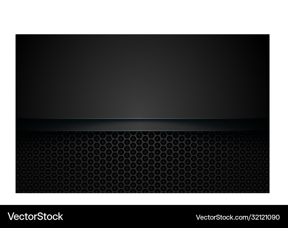 Black overlap background realistic layer vector image
