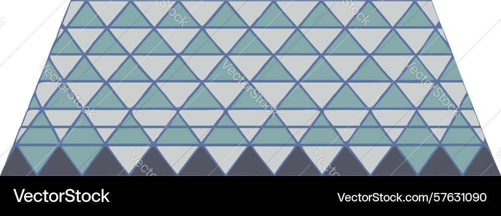 Blue triangular geometric pattern abstract vector image