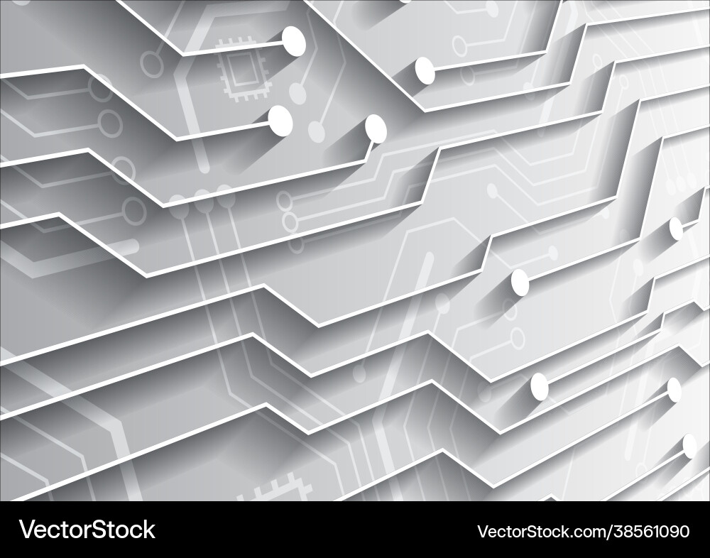 Circuit technology background with hi-tech digital Circuit technology background with hi-tech digital vector image