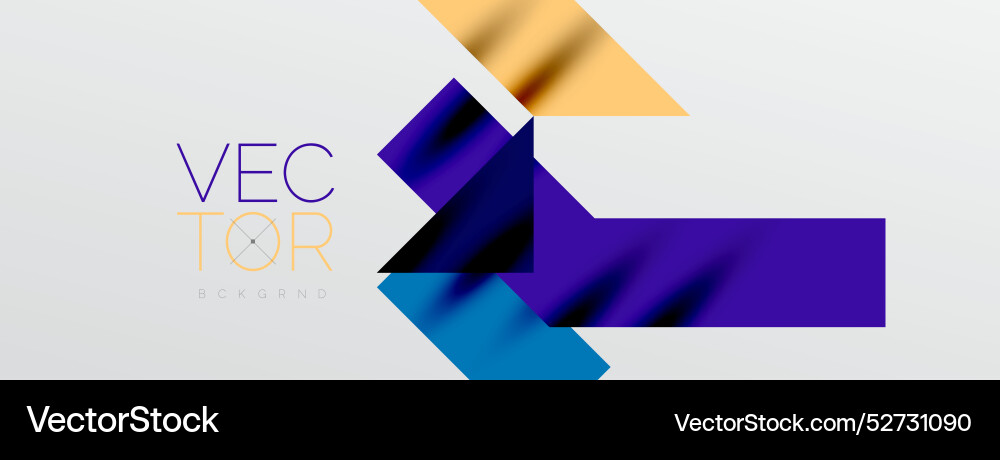Dynamic lines and triangles Vector Image