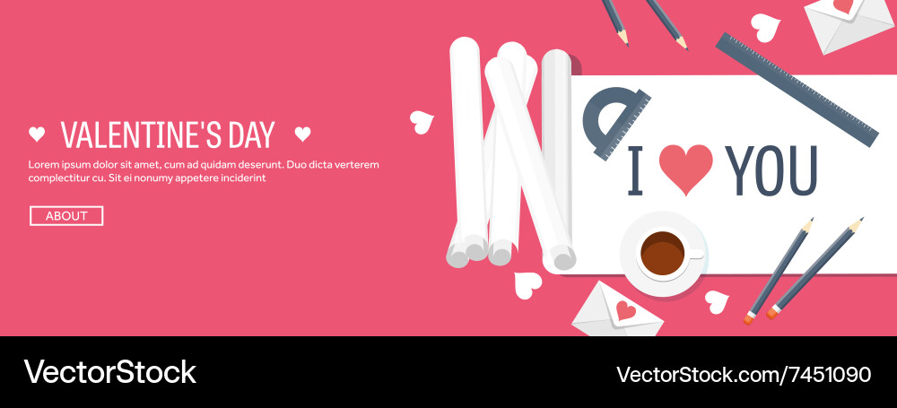 Flat background with paper Vector Image