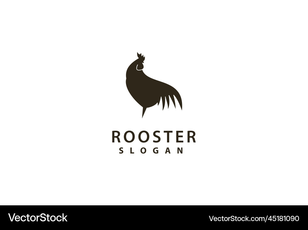 Rooster Icon Template Design Rooster Icon Template Design vektorbild