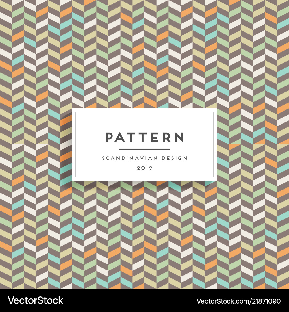 Scandinavian seamless pattern fabric print design Scandinavian seamless pattern fabric print design vector image
