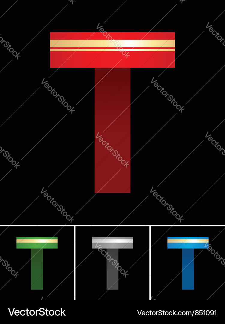 Abc font from coloured set paper ribbon-latin Vector Image