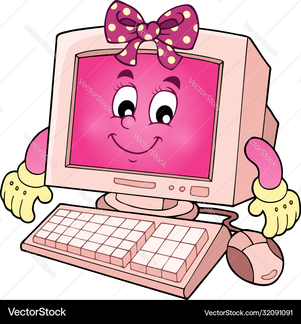 Computer theme image 3 Computer theme image 3 vector image