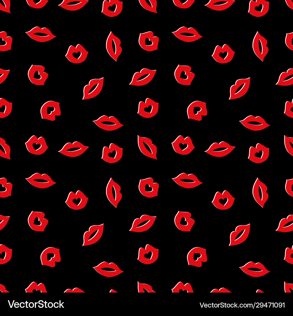 Valentines day seamless patterns Valentines day seamless patterns vector image