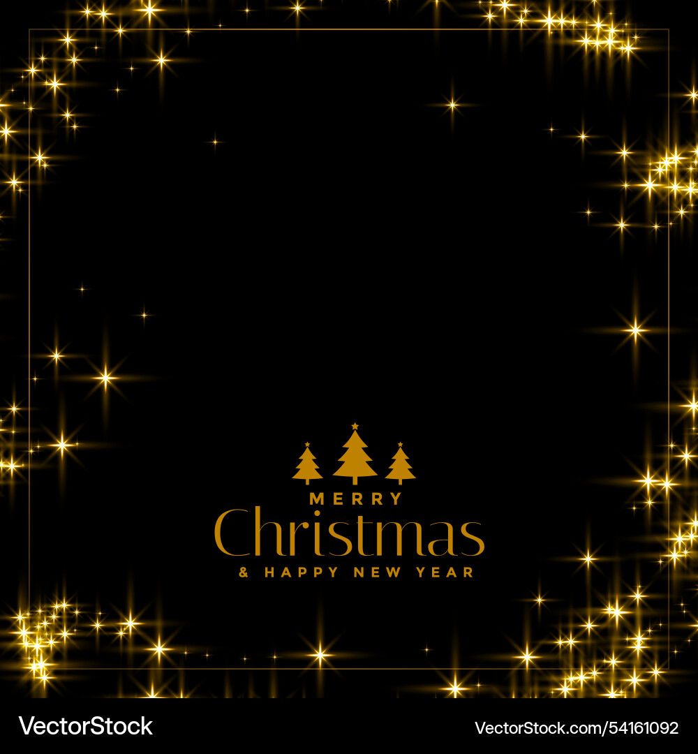 Beautiful sparkles background with text space Vector Image
