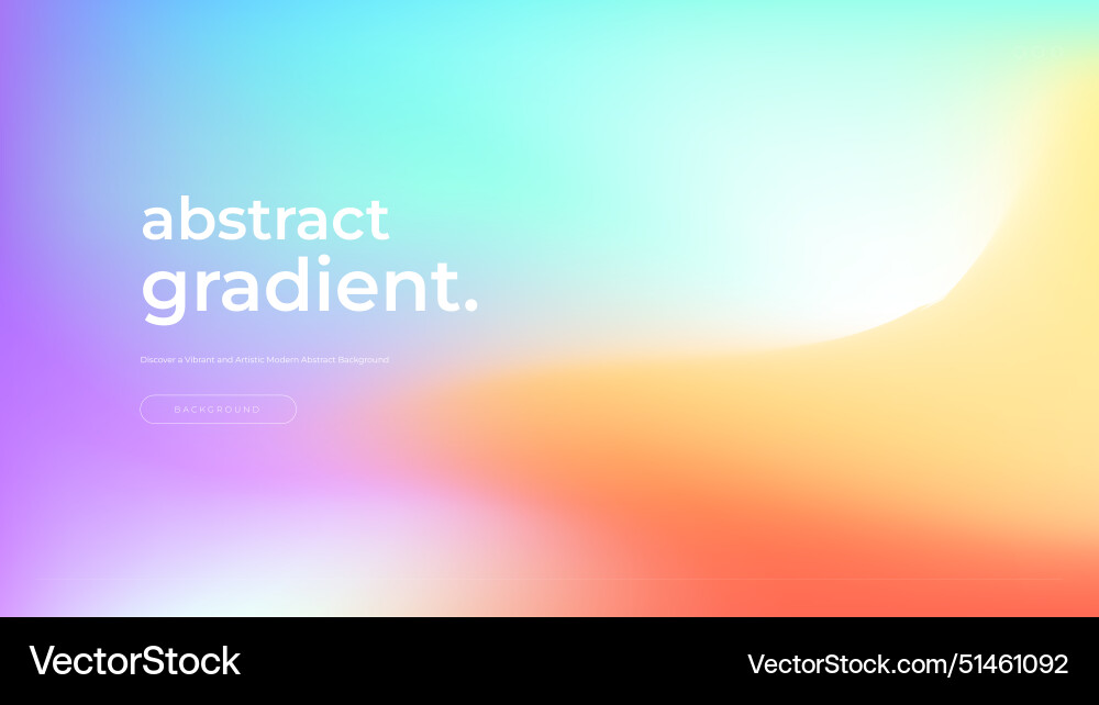 Colorful gradient background design abstract Vector Image