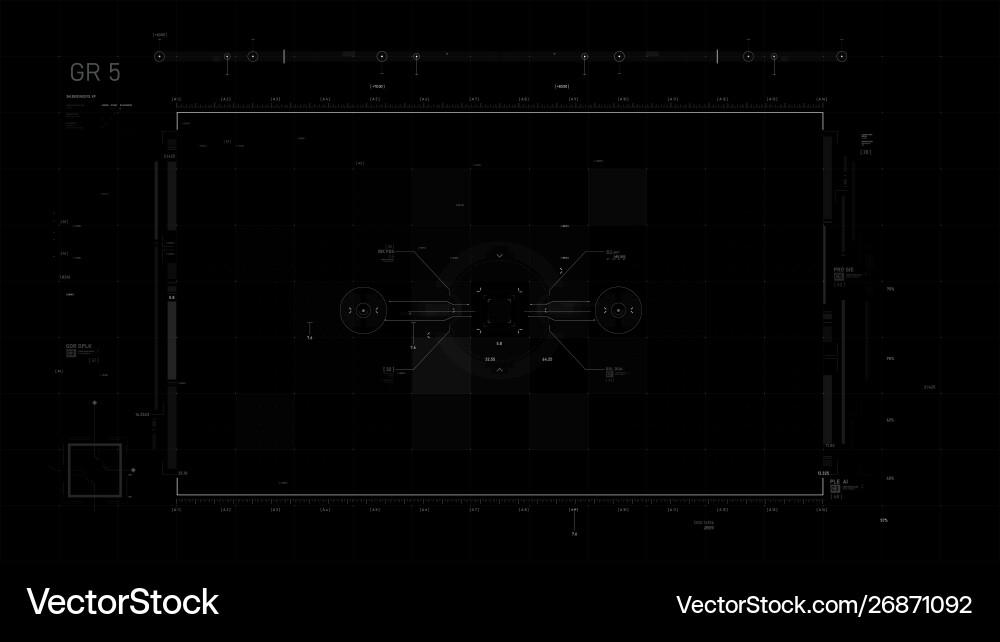Futuristic user interface design element video Futuristic user interface design element video vector image