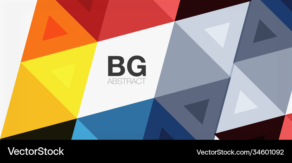 Mosaic triangle pattern abstract background Mosaic triangle pattern abstract background Vector Image