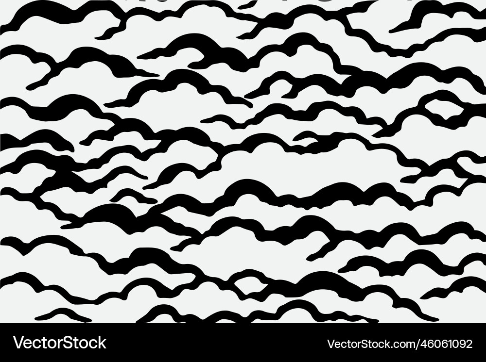 Seamless pattern with hand drawn wavy lines Seamless pattern with hand drawn wavy lines vector image