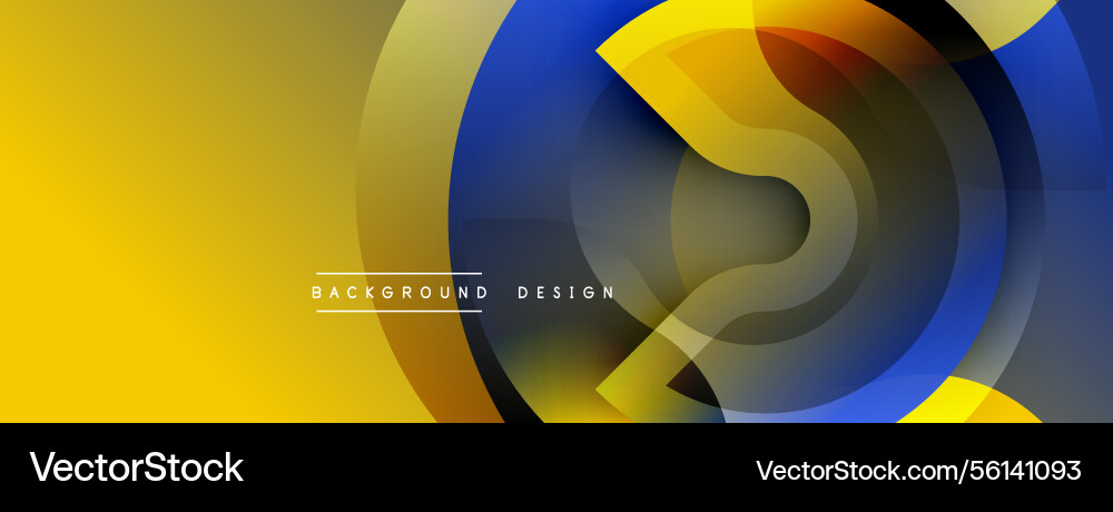 Abstract design features overlapping circles Abstract design features overlapping circles Vector Image