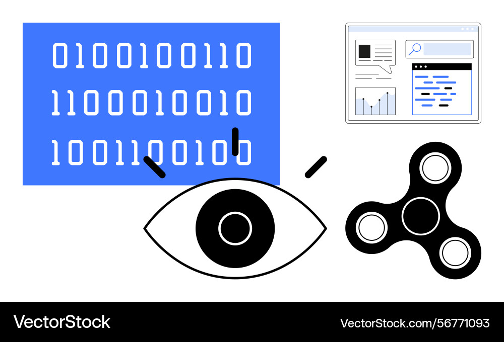 Data analysis and visualization concept Data analysis and visualization concept Vector Image
