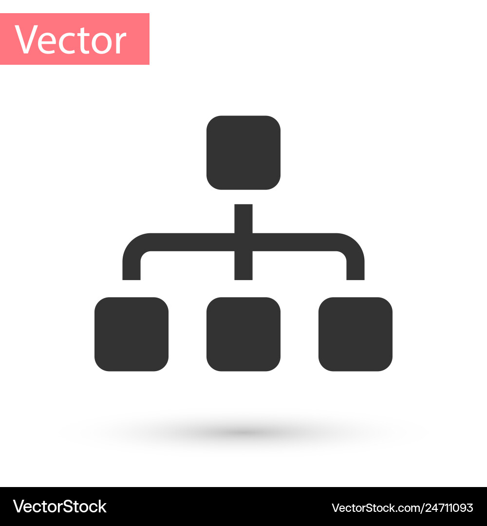 Wirtschaftsorganigramm Diagramm Vektorbild