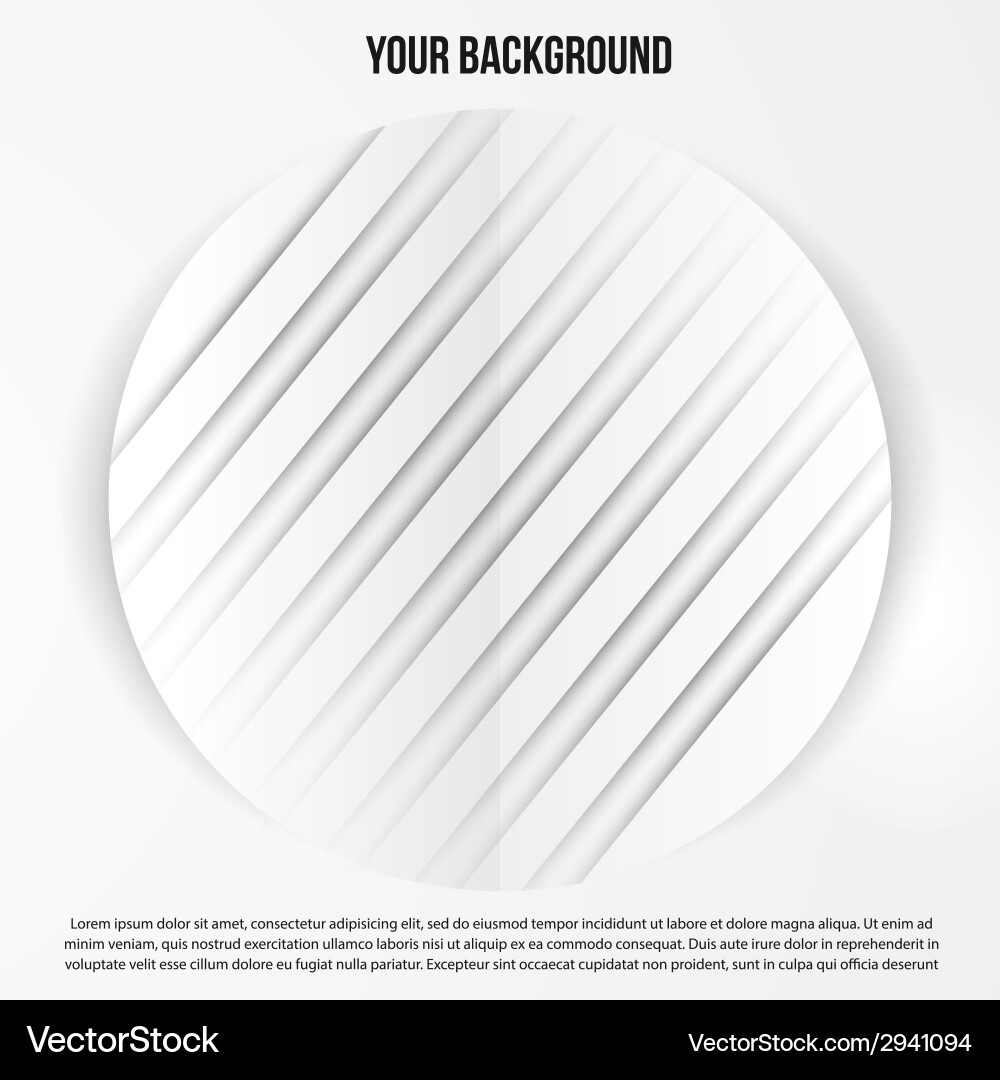 Abstract circles template web design vector image
