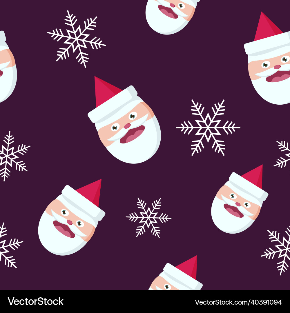 Christmas repeat pattern created with elements Christmas repeat pattern created with elements vector image