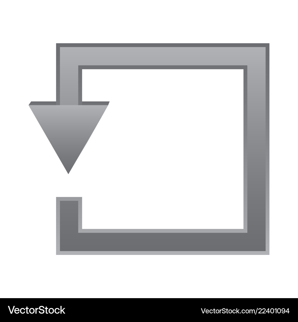 Design of element and arrow icon set vector image