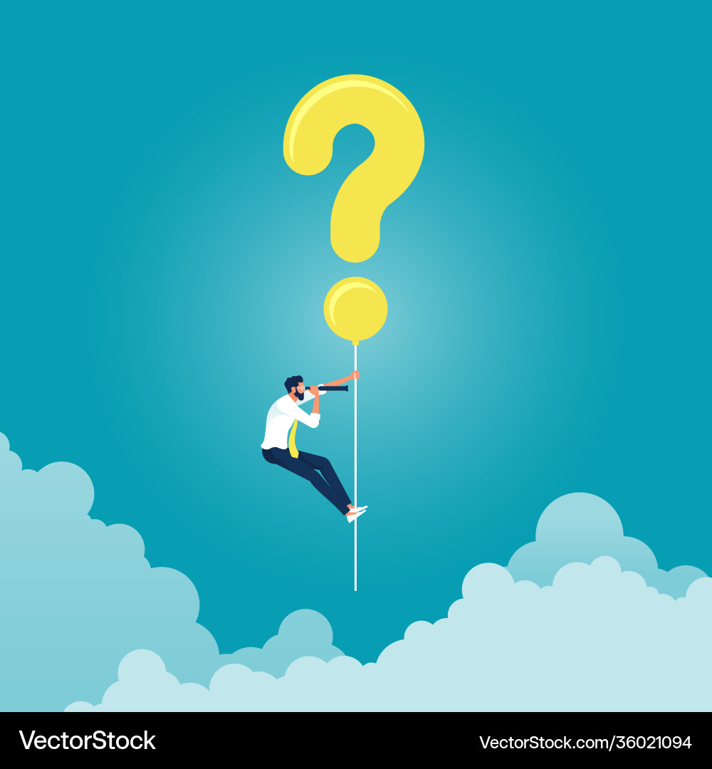 Finding solution and problem solving concept Finding solution and problem solving concept vector image