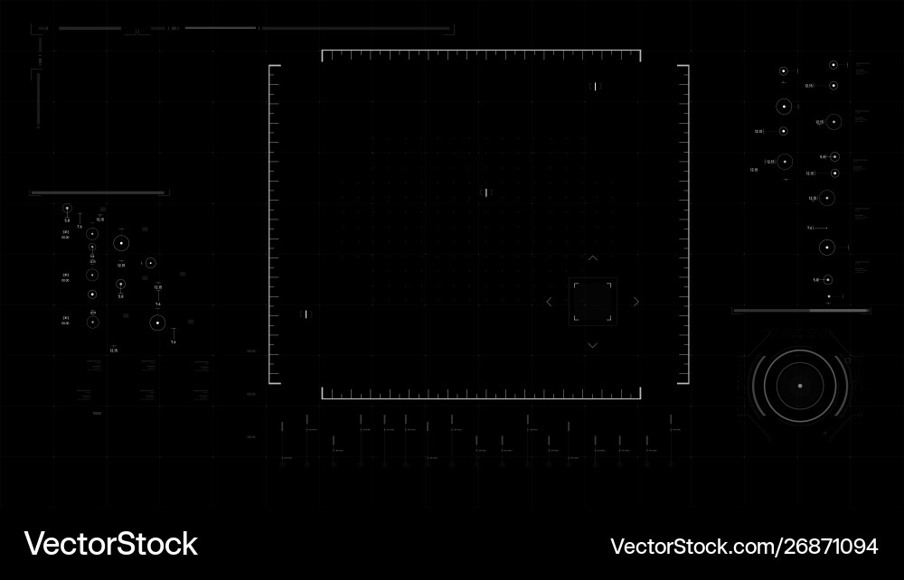 Futuristic user interface design element video Futuristic user interface design element video vector image