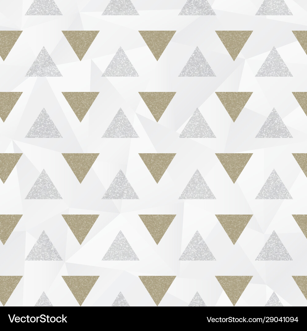 Grunge Triangle Pattern vector image