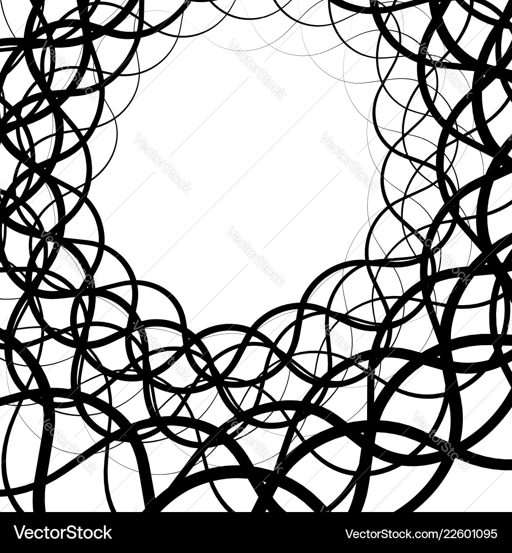 Abstract random squiggly spirally lines swirling Abstract random squiggly spirally lines swirling vector image