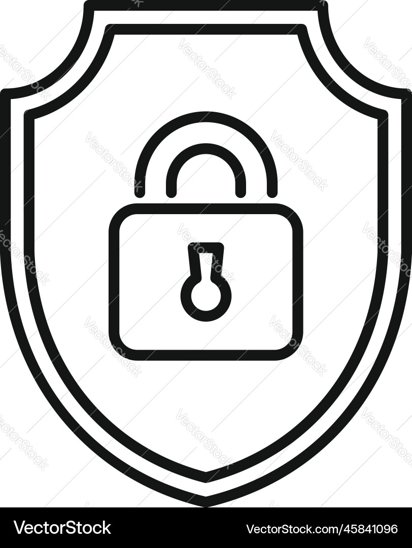 Best ssl certificate icon outline secure Best ssl certificate icon outline secure vector image
