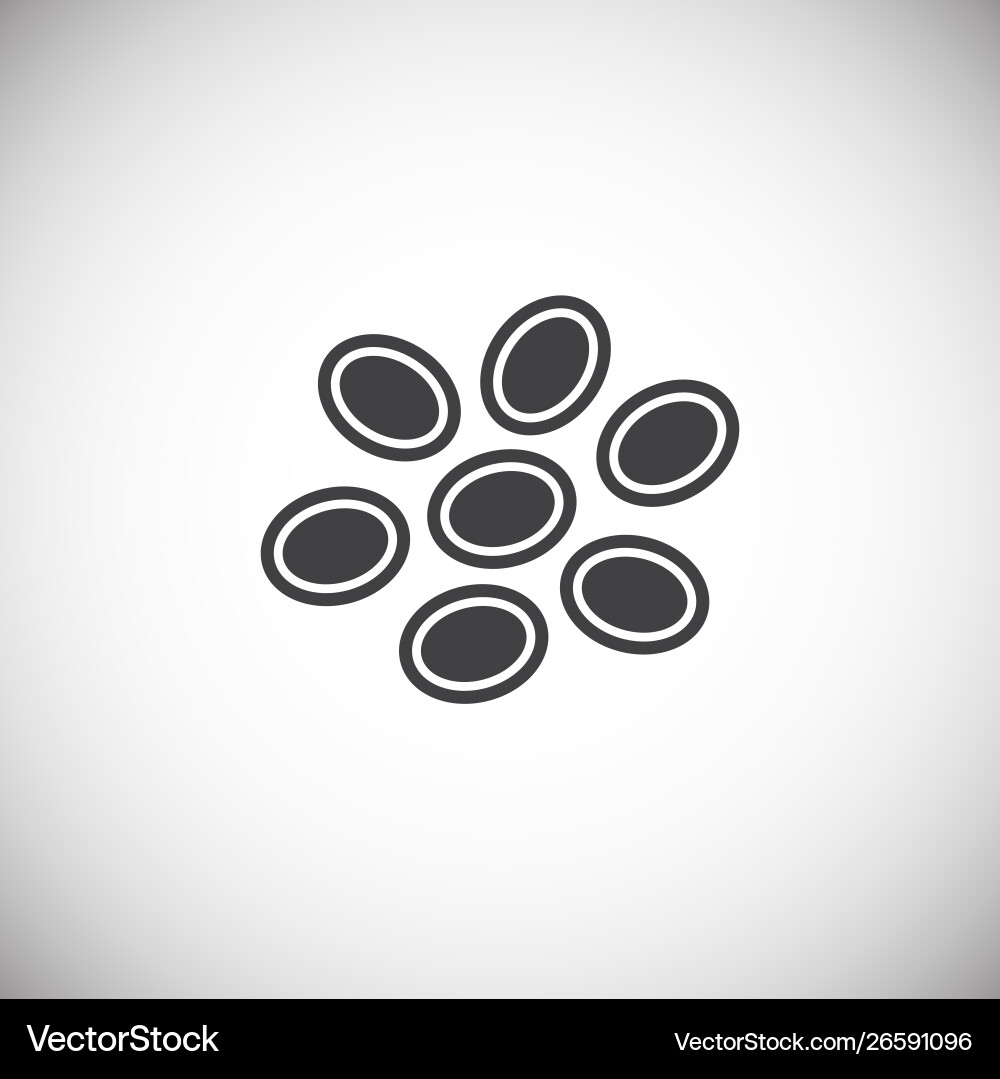 Cell icon on background for graphic and web design Vector Image