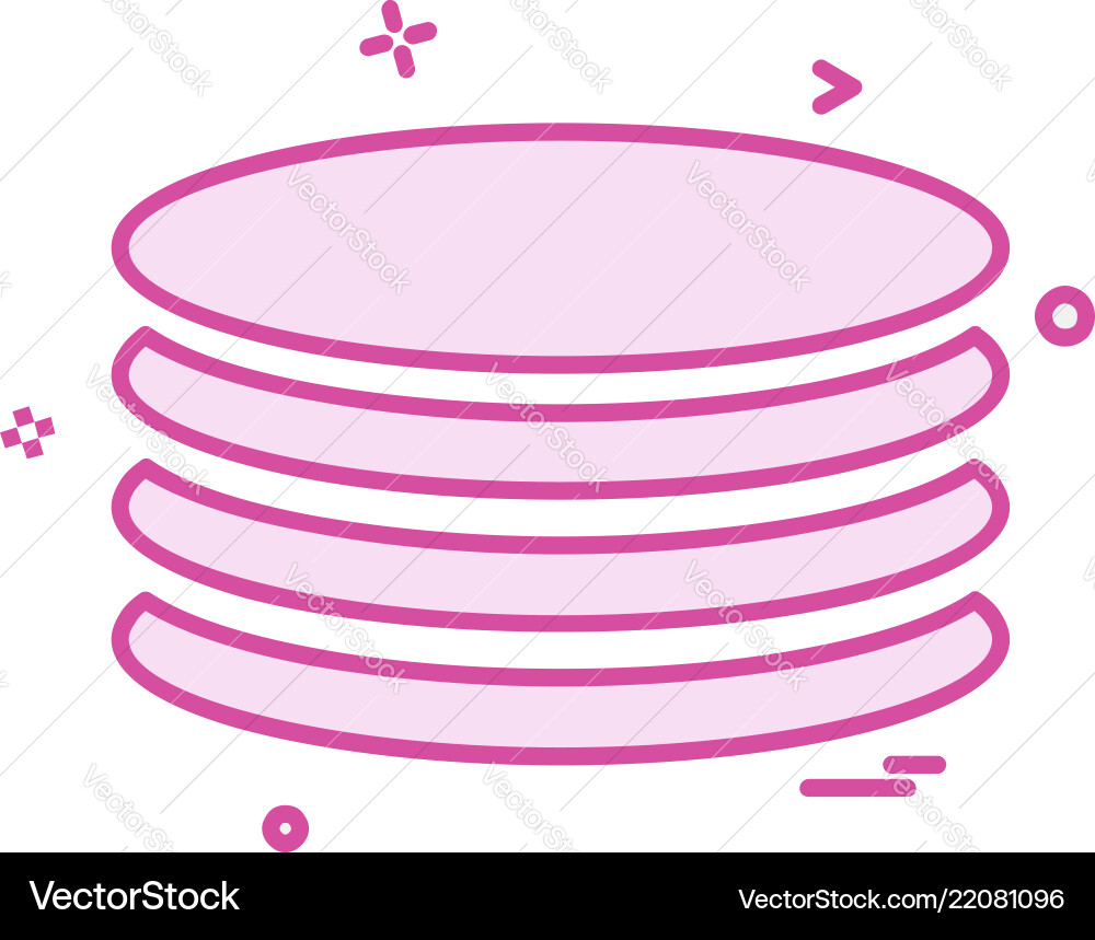 Database icon design Database icon design vector image