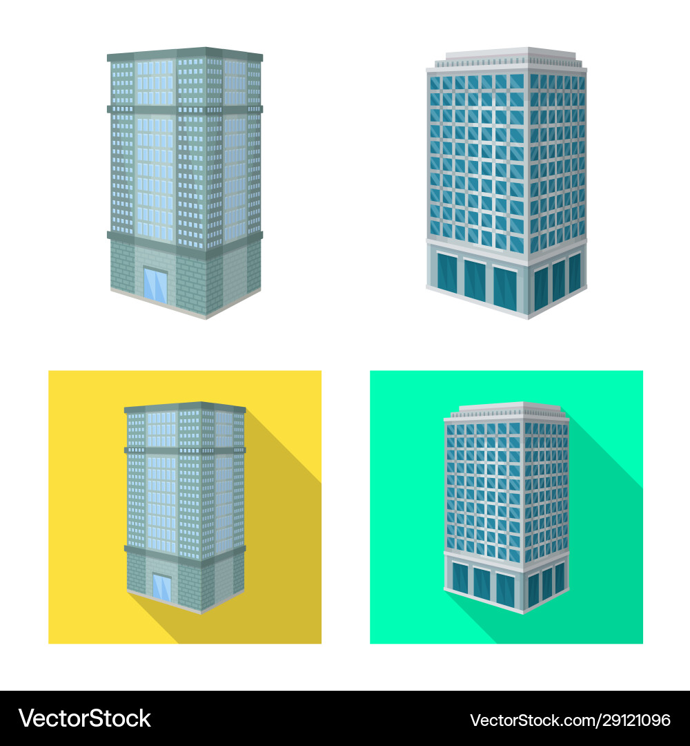 Isolated object construction and building logo Vector Image