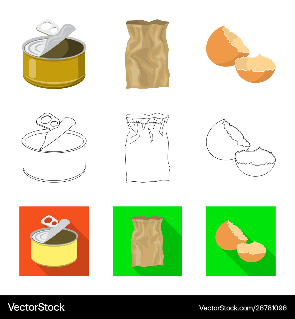 Isolated object refuse and junk icon vector image