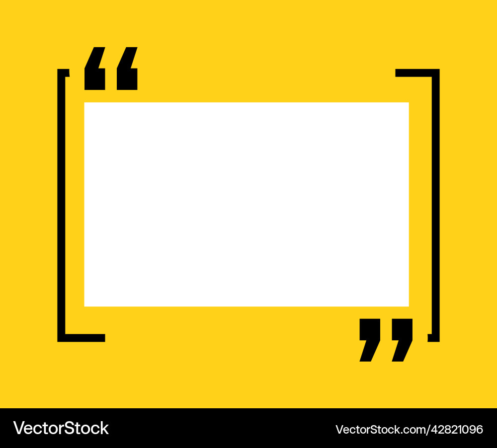 Quote box frames set textbox frame design Vector Image