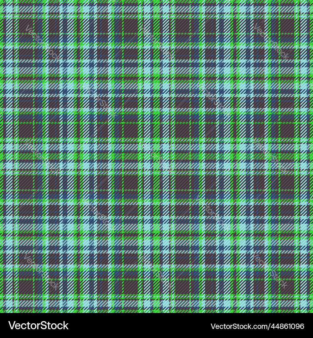 Seamless fabric pattern check texture background Vector Image