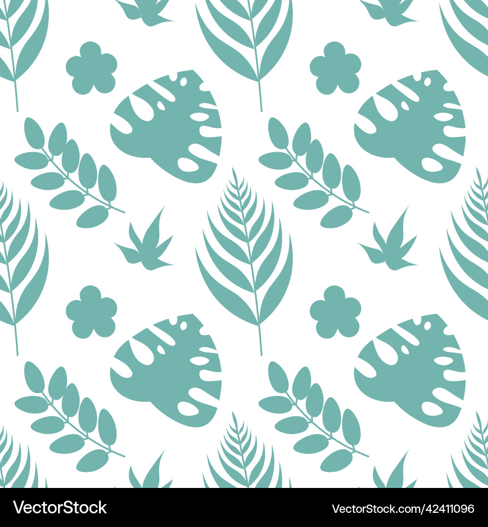Seamless pattern with leaf Seamless pattern with leaf vector image