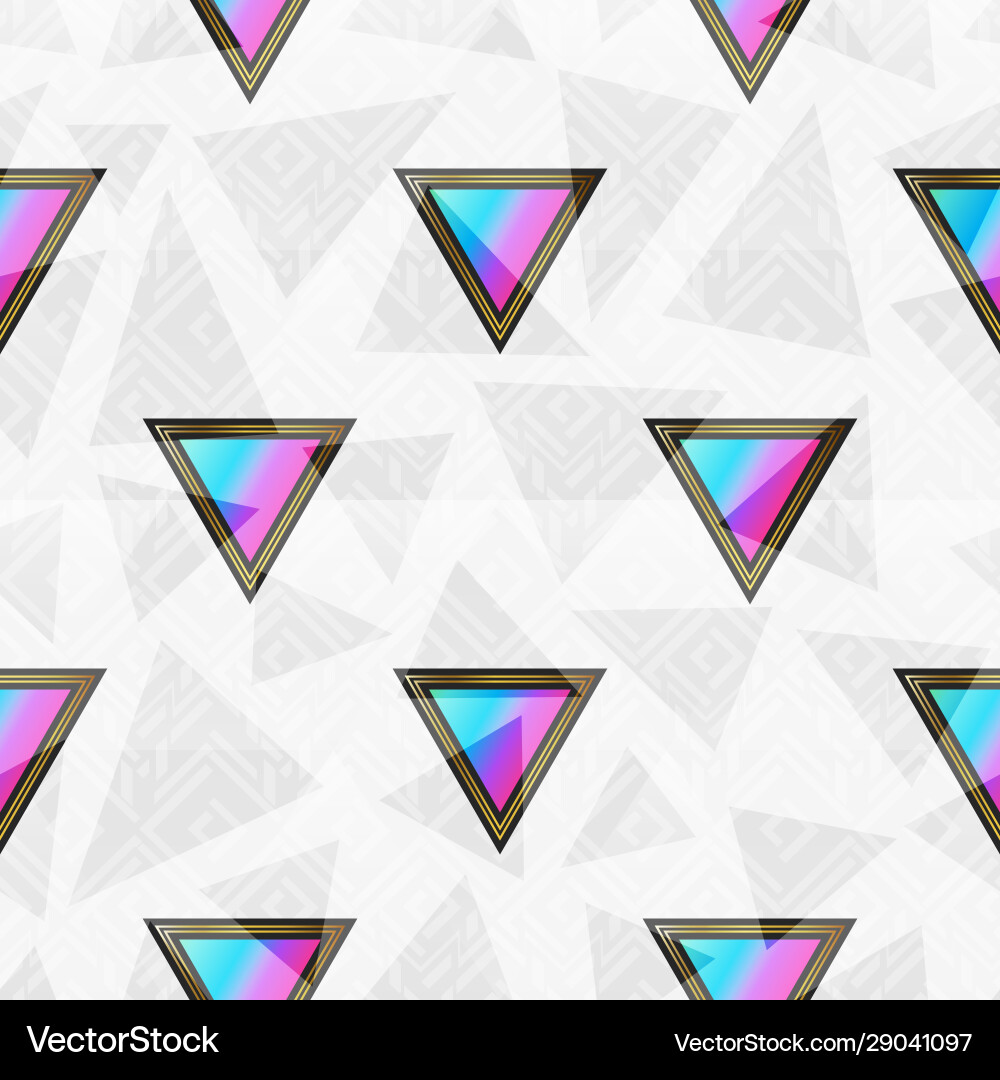 Abstract Triangle Pattern vector image