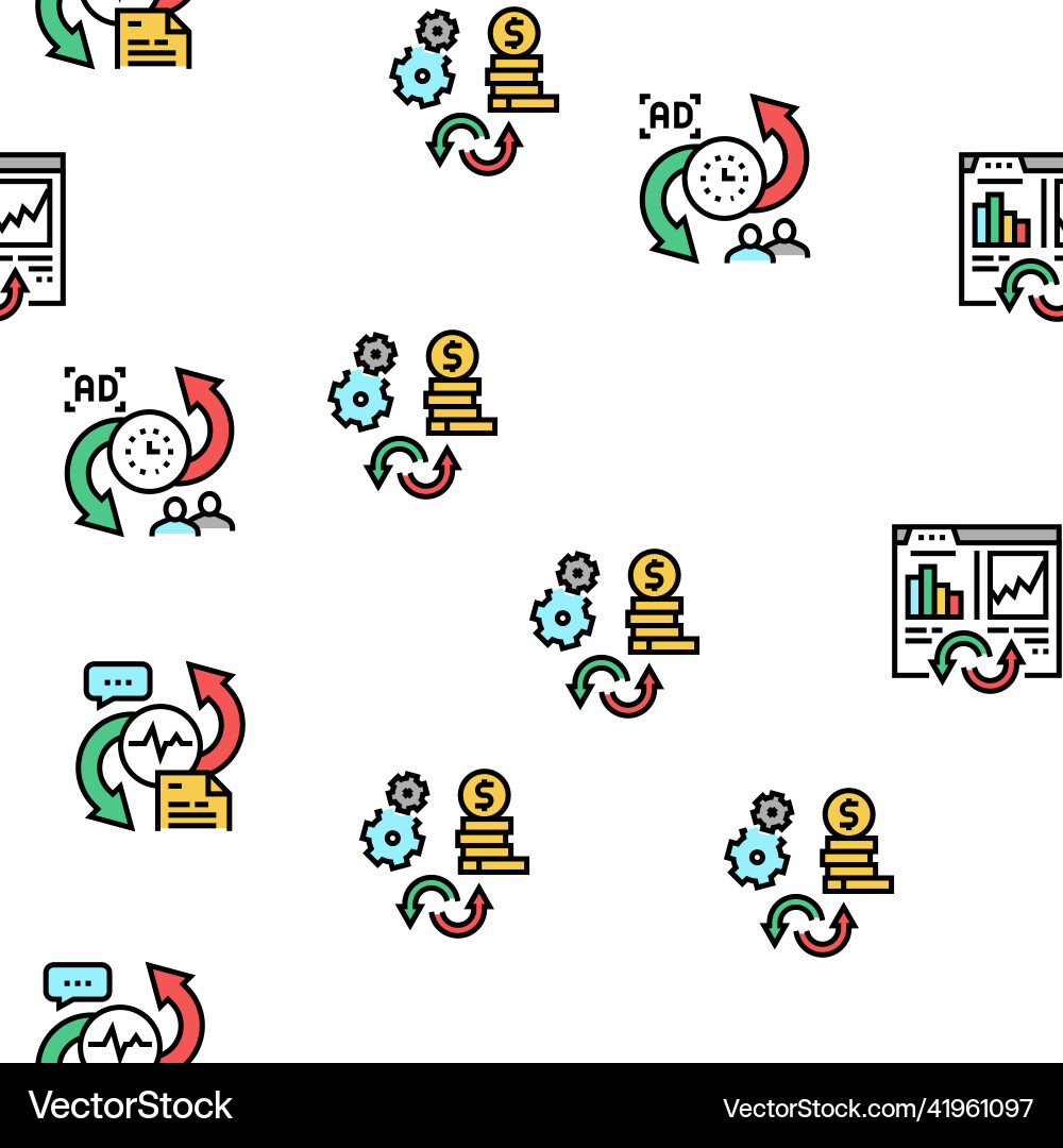 Converter application seamless pattern Converter application seamless pattern vector image