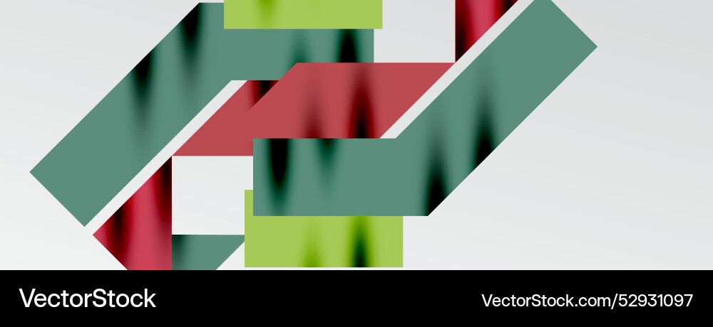 Dynamic lines and triangles Vector Image