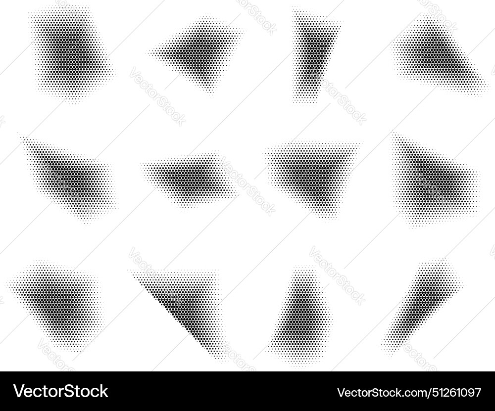 Halftone hexagon pattern reprographic technique Halftone hexagon pattern reprographic technique vector image
