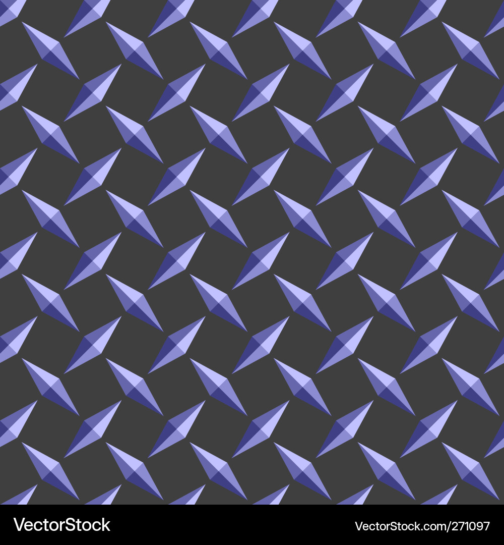Metallic Diamond Pattern Vector Image
