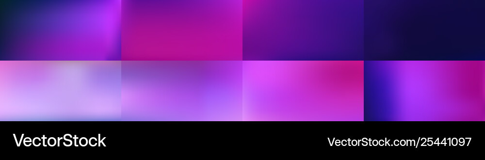 Set smooth abstract colorful mesh backgrounds Set smooth abstract colorful mesh backgrounds vector image