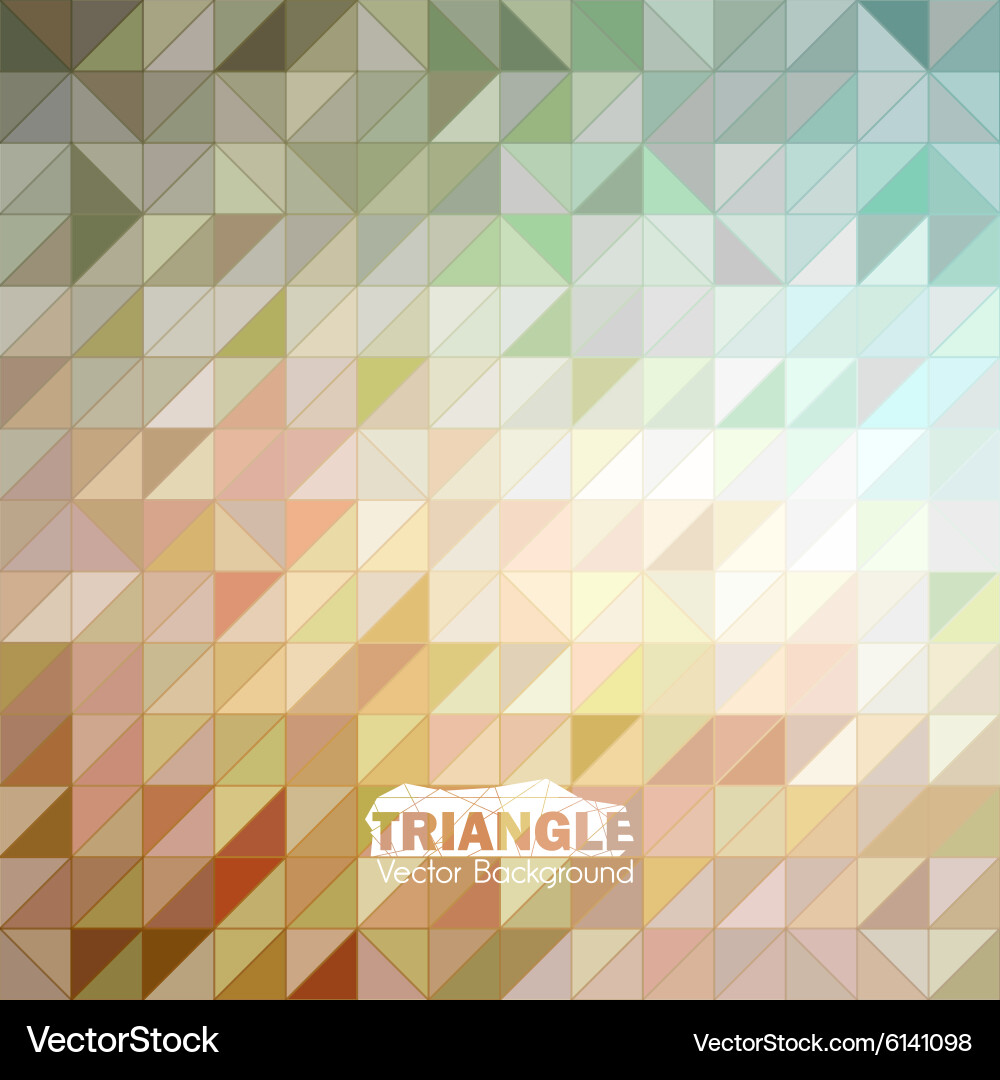 Abstract colorful triangle background Vector Image