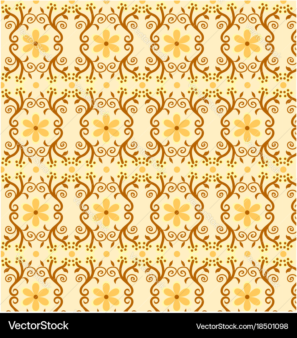 Abstract flower pattern Vector Image