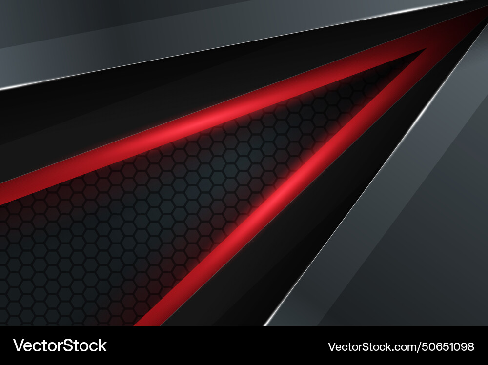 Abstract modern diagonal background with glow red Vector Image