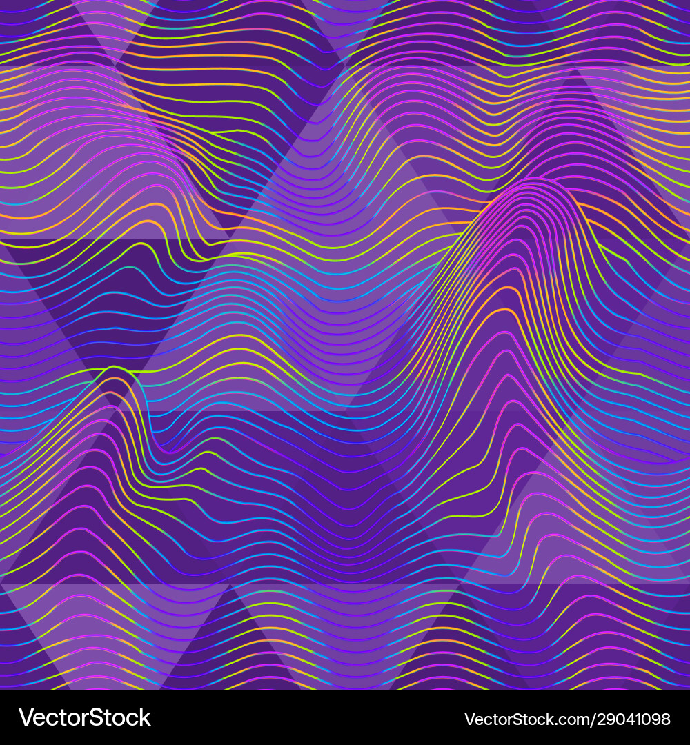 Abstract Wave Pattern vector image