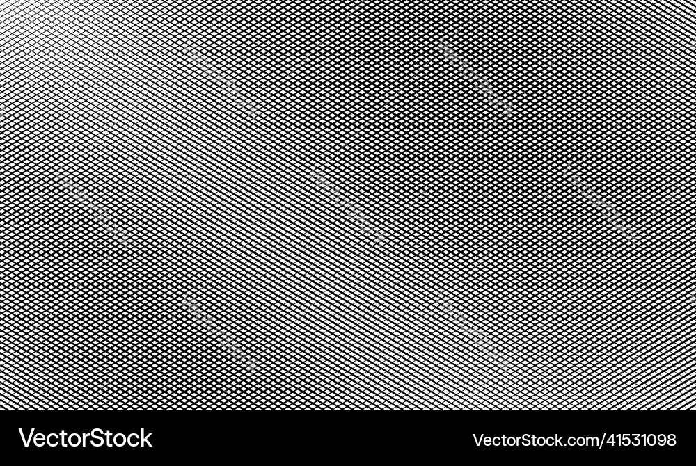 Diagonal oblique grid mesh pattern lattice Vector Image