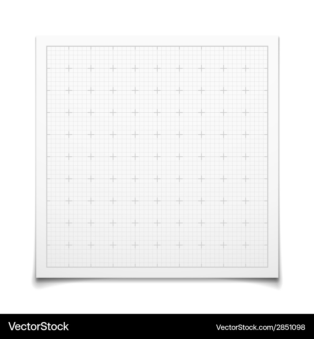 Isolated Square Grid with Shadow Backdrop vector image