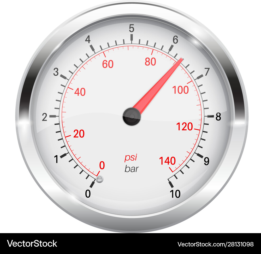 Manometer 3d vector image