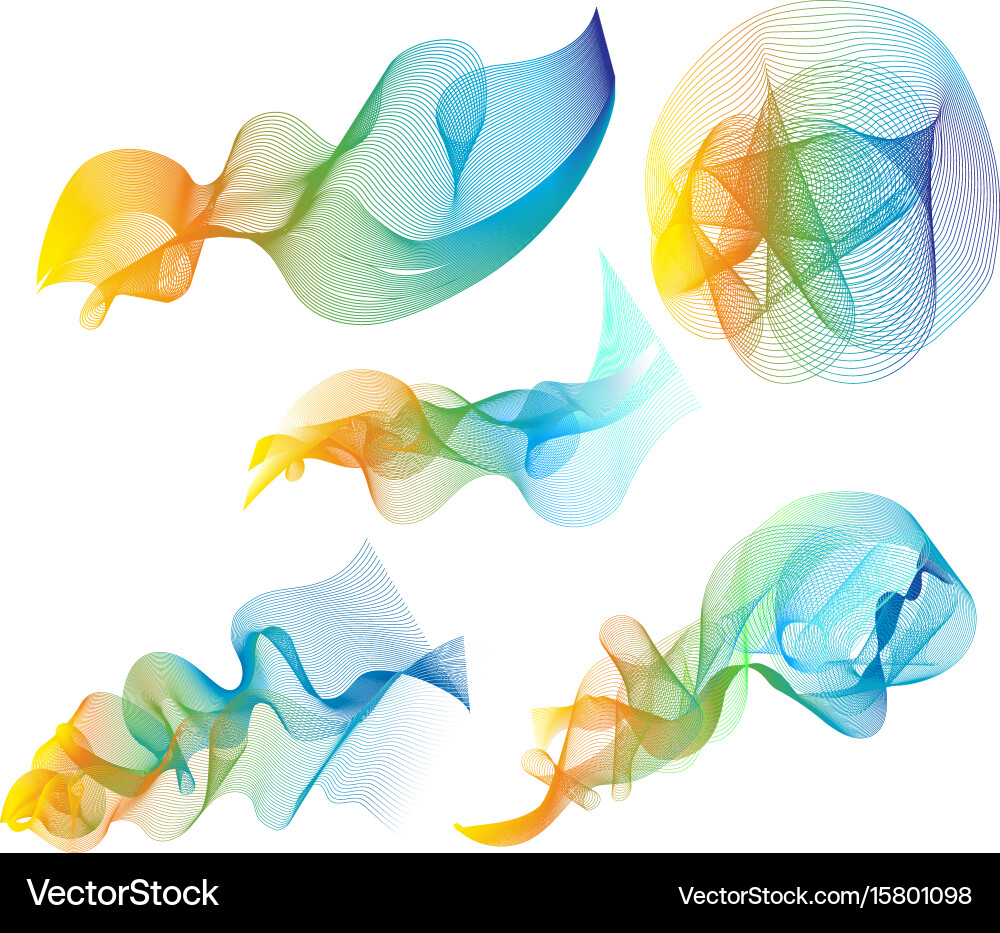 Set of elements for design vector image