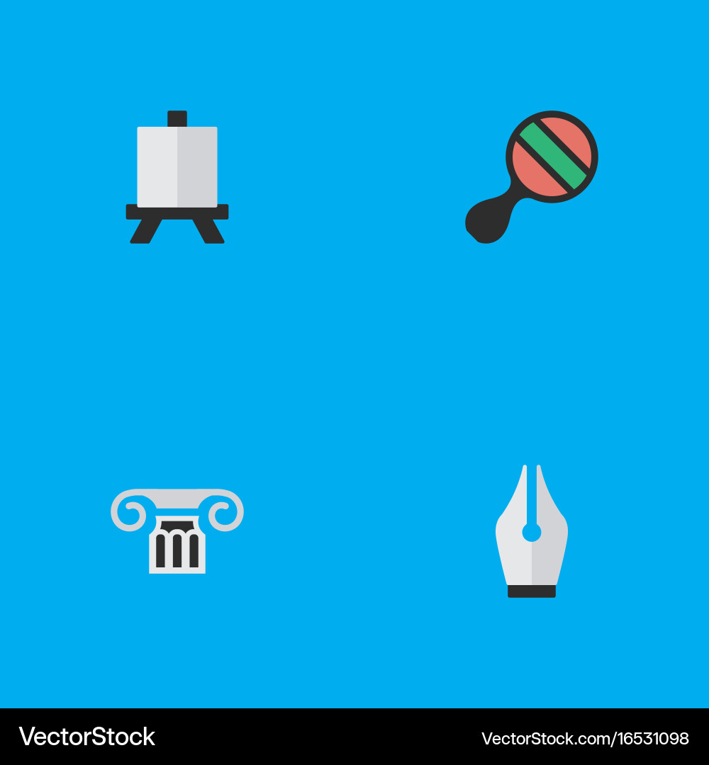 Set of simple knowledge icons Vector Image