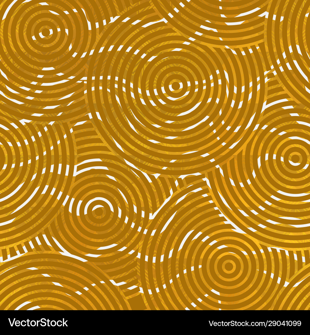 Abstract Yellow Circle Pattern vector image